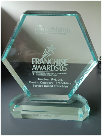 Tanclean - Service based Franchise Awards 2005